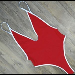 Red sexy swimsuit